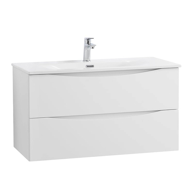 Тумба под раковину без столешницы BelBagno Marino-cer-n 90 подвесная, bianco lucido