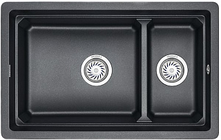 Мойка кухонная Granula Kitchen Space 7304U, шварц