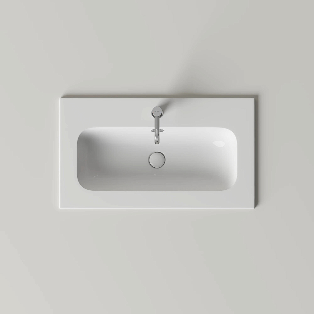 Мебельная раковина Ceramicanova Lucia CN6096 белый