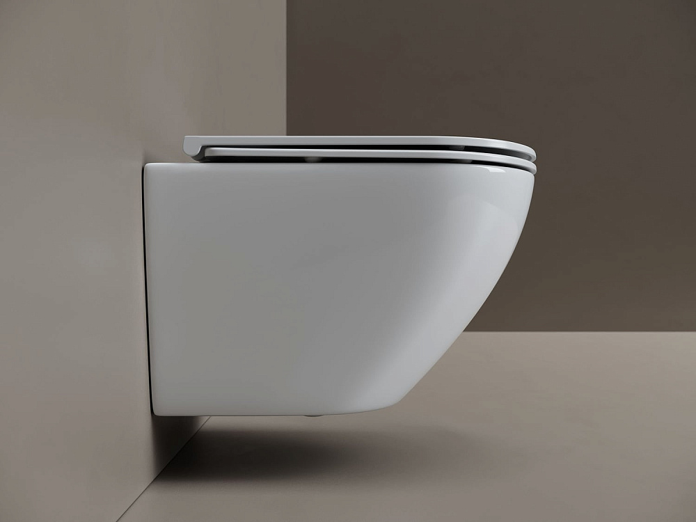 Унитаз подвесной Ceramicanova Whirl CN11007T белый 