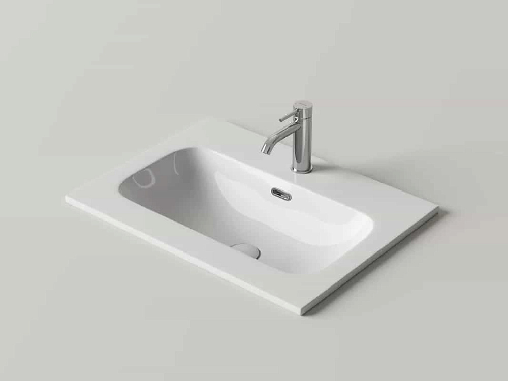 Мебельная раковина Ceramicanova Lucia CN6095, белая