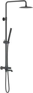 Душевая стойка Damixa Scandinavian Pure 936810300, черная матовая