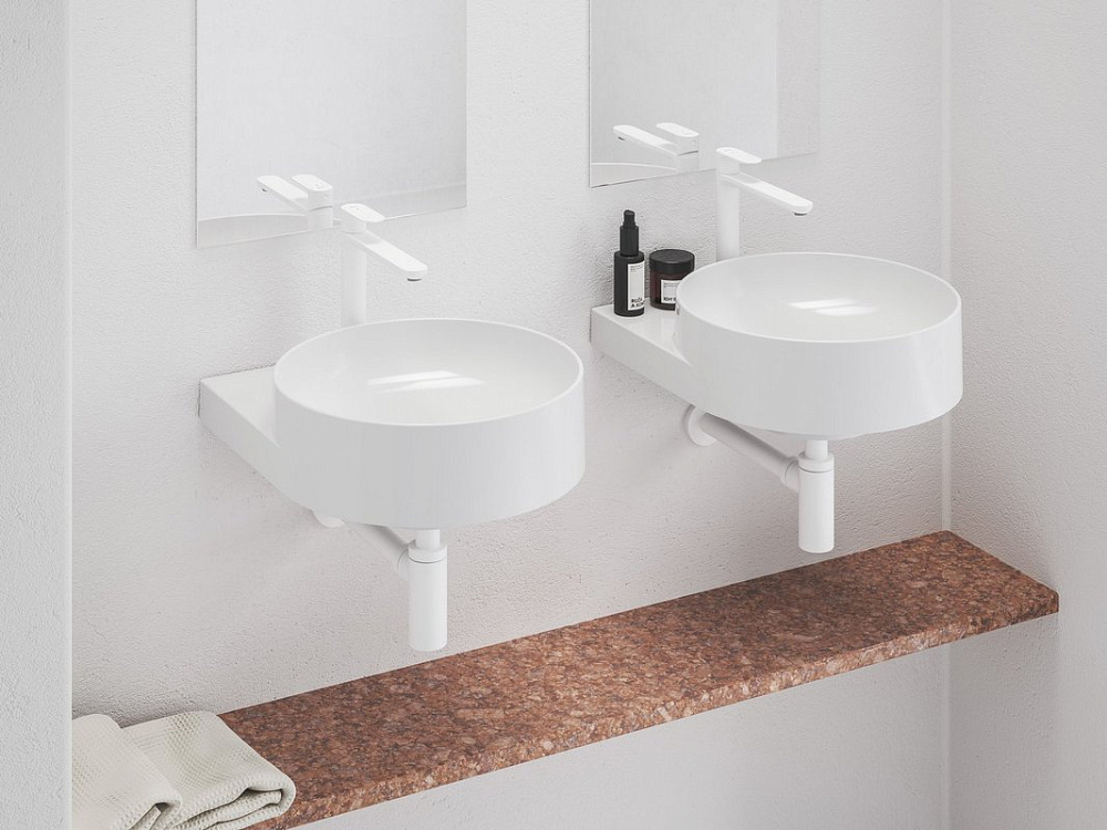 Смеситель для раковины Ravak Eleganta EL 014.11WV BeCool, белый вельвет