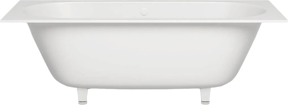Ванна из искусственного камня Salini Ornella Axis S-Stone 180x80 см, встраиваемая, матовая белая, на