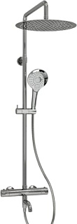 Душевая стойка Wasserkraft Berkel A188.116.101.010.CH Thermo, с термостатом, хром