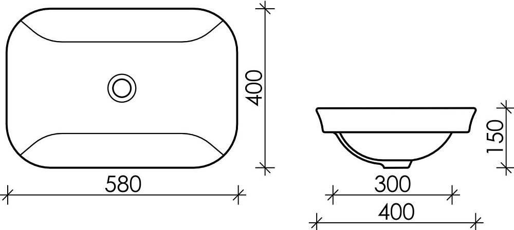 Раковина Ceramicanova Element CN6041