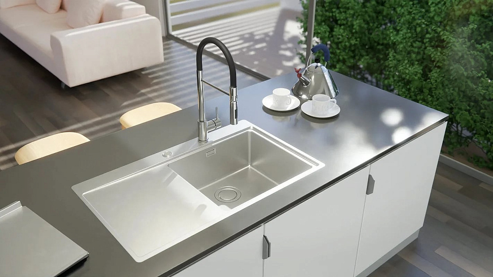 Смеситель для кухни Alveus Lyra-S 1132184 хром