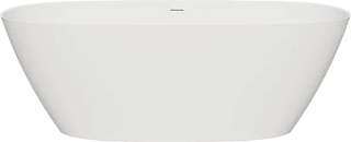 Ванна из искусственного камня Salini Sofia S-Stone 185x90 см, отдельностоящая, матовая белая, овальн