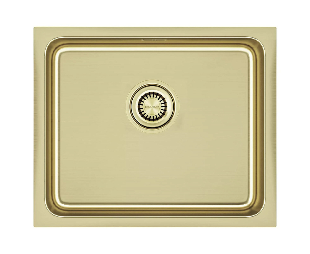 Мойка кухонная Paulmark Vista PM305444-LG, светлое золото