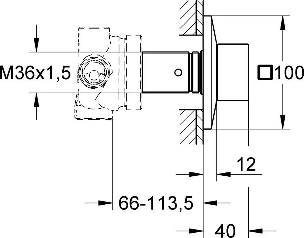 Переключатель потоков Grohe Allure Brilliant 19798000, на три потребителя