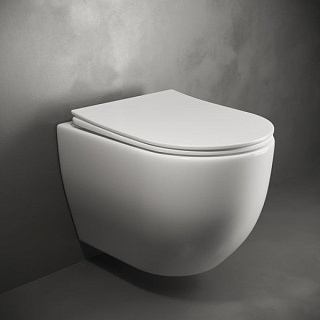 Унитаз подвесной Ceramicanova Mia Rimless CN1805