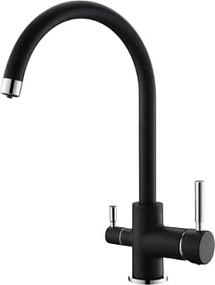 Смеситель для кухни Emar Quartz 3007 морион