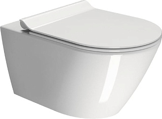 Унитаз подвесной GSI Kube X 9415, с микролифтом, белый глянец
