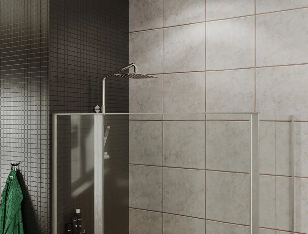 Душевой уголок Allen Brau Priority 120x90, профиль хром, стекло прозрачное