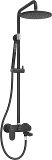 Душевая стойка Wasserkraft Elbe 7400 A174.077.217.CB, черная