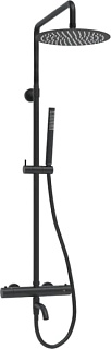 Душевая стойка Wasserkraft Elbe 7400 A288.258.217.BM Thermo, с термостатом, черная