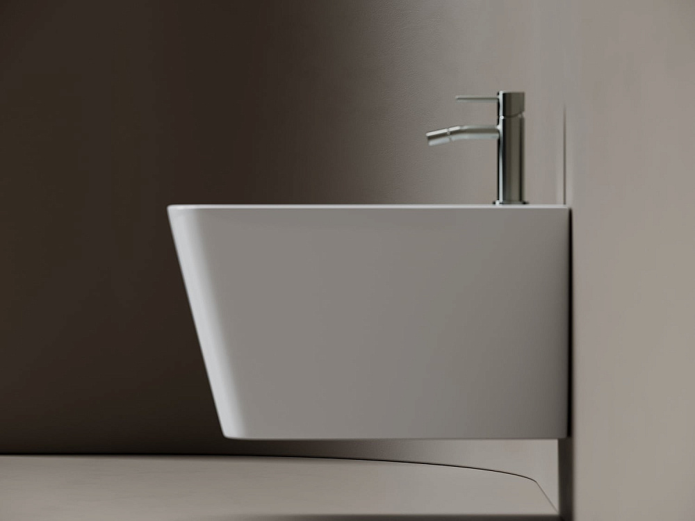Биде подвесное Ceramicanova Miro CN11004 белый