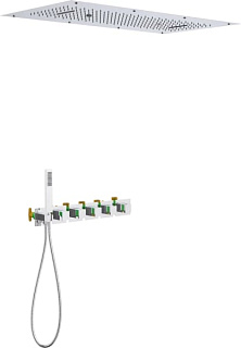 Душевой комплект Timo Petruma SX-5329/00SM, С ВНУТРЕННЕЙ ЧАСТЬЮ, с термостатом, хром