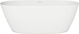 Ванна из искусственного камня Salini Sofia S-Stone 170x80 см, отдельностоящая, матовая белая, овальн