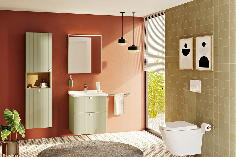 Зеркало-шкаф VitrA Core 60 L с подсветкой, антрацит