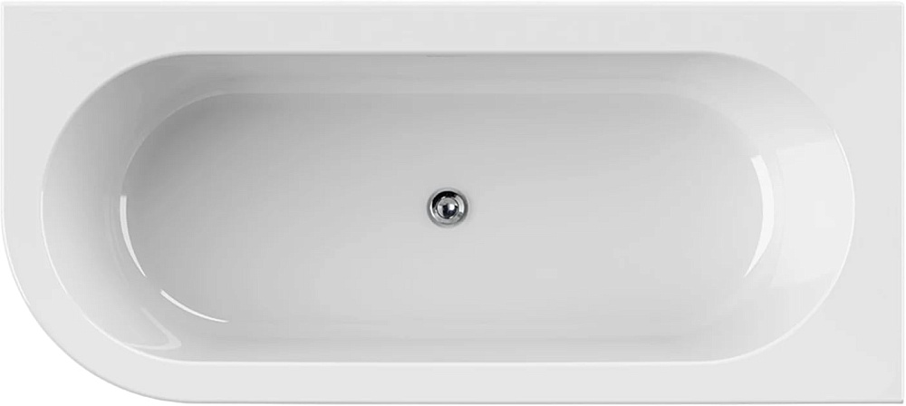 Акриловая ванна Cezares Slim 180x80 см, правая, SLIM CORNER-180-80-60-R-W37-SET