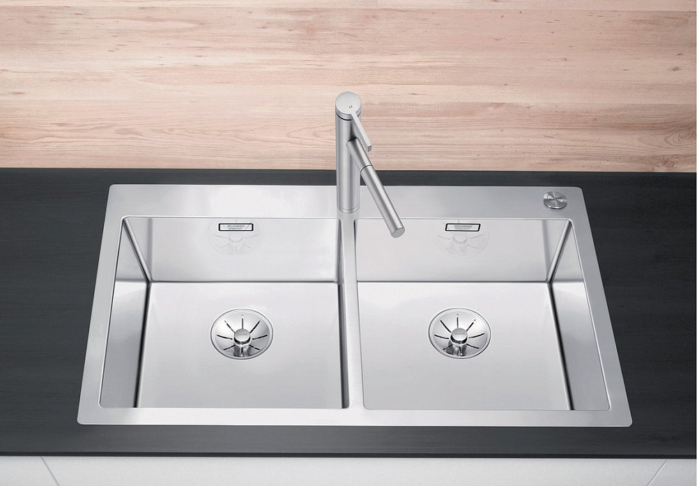 Мойка кухонная Blanco Claron 400/400-IF/А клапан-автомат