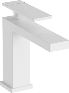 Смеситель для раковины Hansgrohe Tecturis E 110 73010700 матовый белый