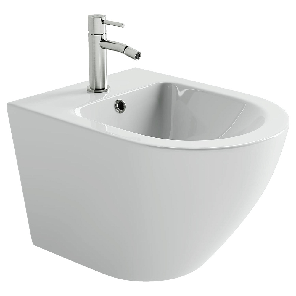 Биде подвесное Ceramicanova Alba CN11006 белый