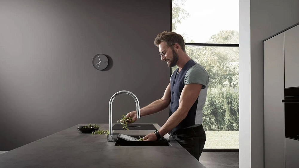Смеситель для кухни Hansgrohe Aquno Select M81 Aquno Select M81 73831000 хром