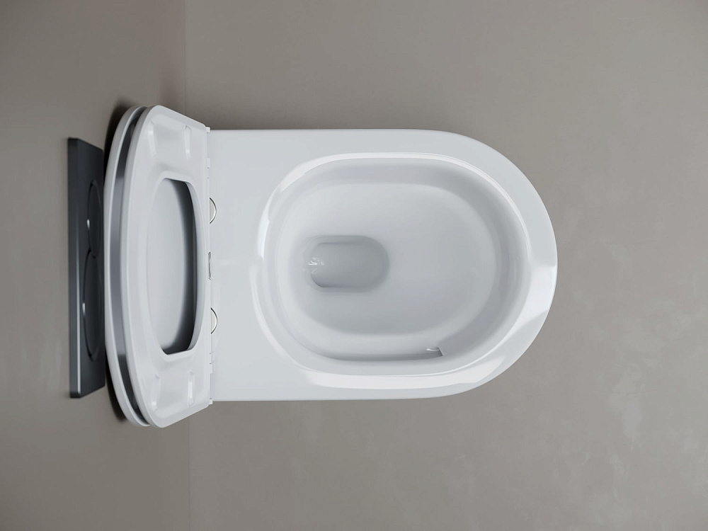 Унитаз подвесной Ceramicanova Whirl CN11007T белый 