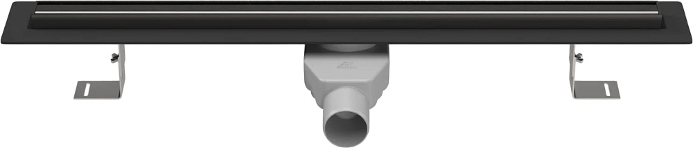 Душевой трап (лоток) MCH Chudej Slim Line CH700SLC, 70 см, матовый черный