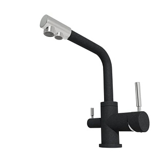 Смеситель для кухни Emar Quartz 3003N морион