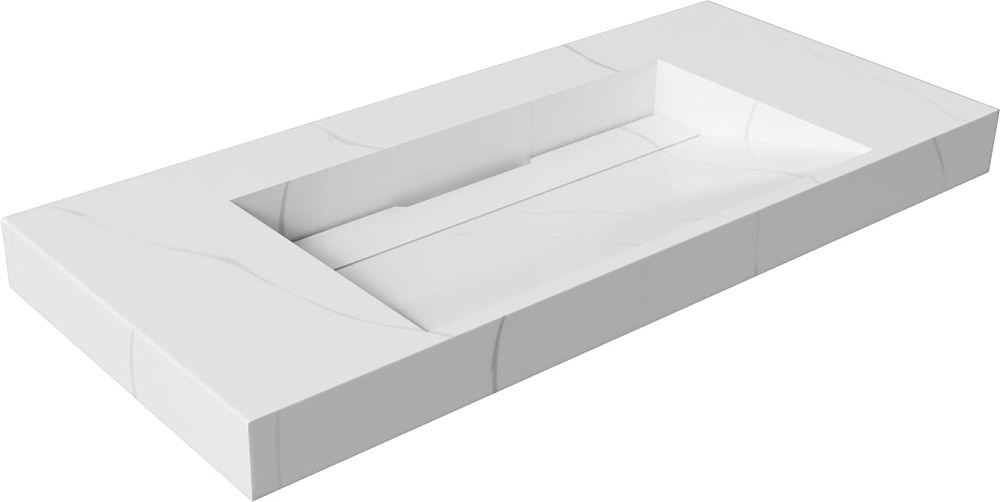 Раковина Armadi Art Flat Calacatta 100