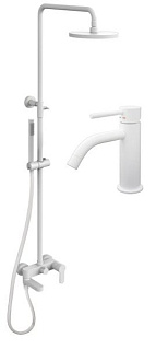 Комплект для ванной Paffoni Light KITCOL632BO71 белый матовый
