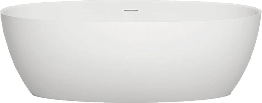 Ванна из искусственного камня Salini Alda S-Sense 180x90 см, отдельностоящая, белая, овальная, со сл