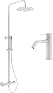 Комплект для ванной Plumberia Selection Ixo KITXO6302BO53 белый матовый