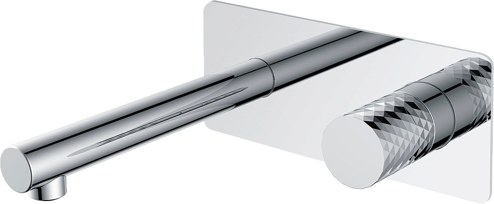Смеситель для раковины Boheme Stick 125-CRCR С ВНУТРЕННЕЙ ЧАСТЬЮ, chrome, diamond chrome