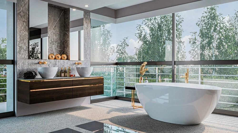 Ванна из искусственного камня WHITECROSS Onyx A 160x75 см, отдельностоящая, белая, овальная, с донны
