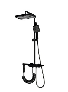 Душевая стойка RGW Shower Panels SP-35-B, черная