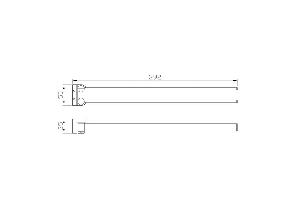 Полотенцедержатель Wonzon & Woghand WW-9531 хром