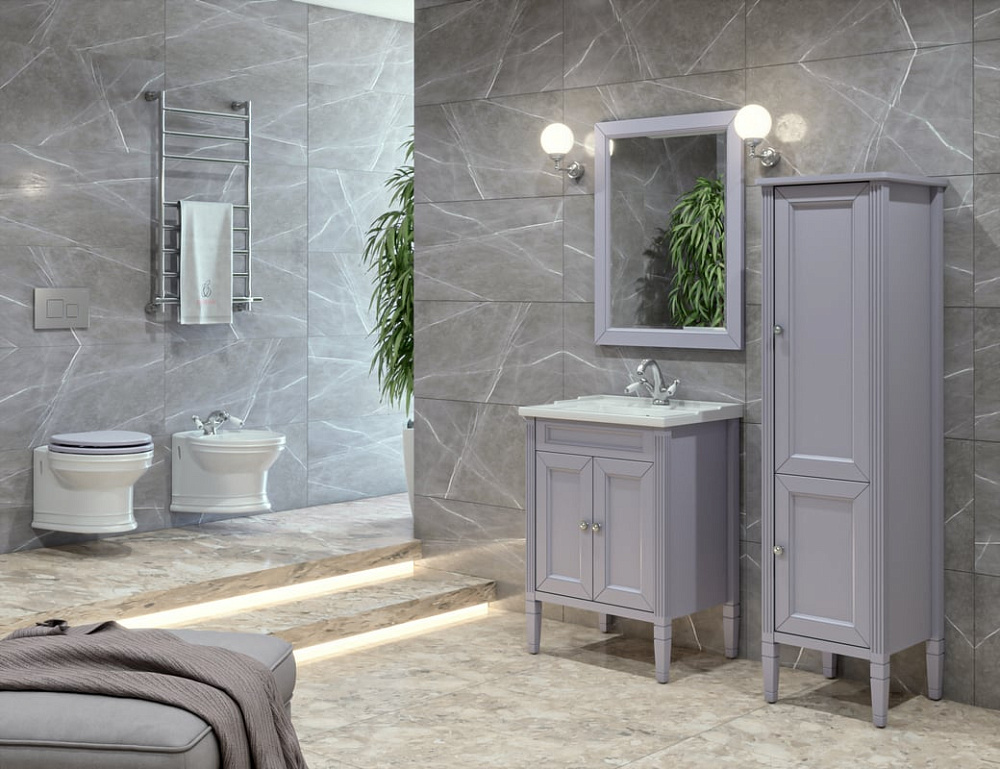 Шкаф-пенал для ванной Caprigo Albion Concept 34050R-SF028 R стилл