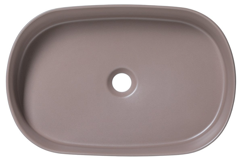 Накладная раковина Allen Brau Fantasy Oval 55x36, коричневая