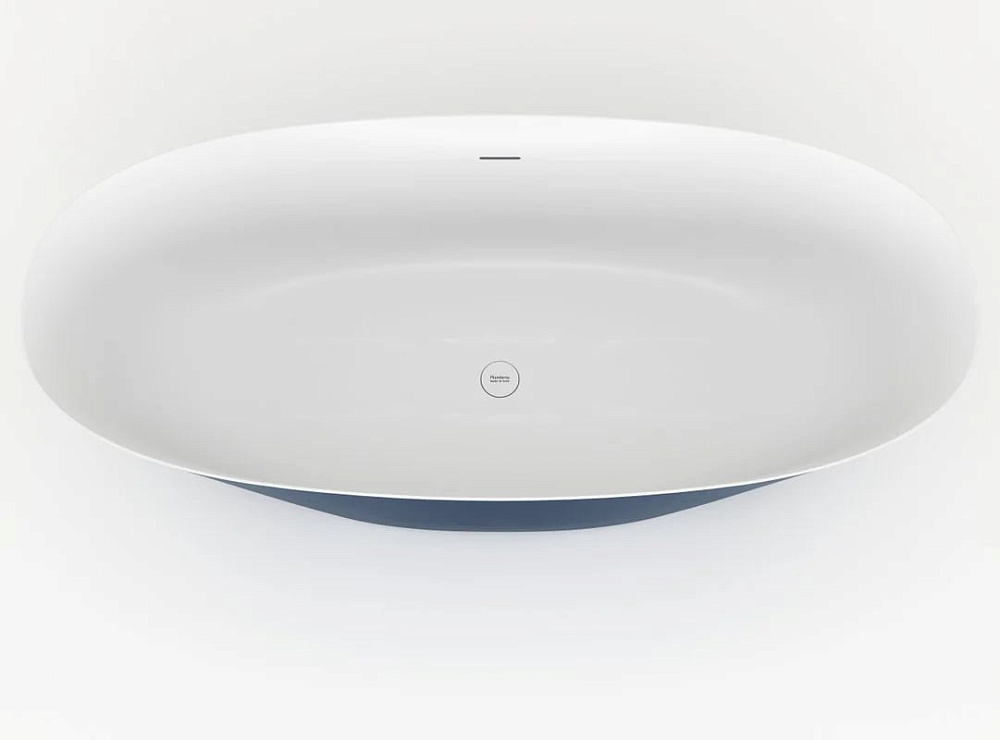 Ванна из искусственного камня Plumberia Selection Veloma 160x70 см, отдельностоящая, биколор матовый