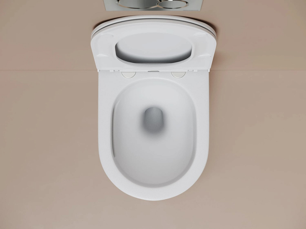 Унитаз подвесной Ceramicanova Vogue CN4008TMW белый матовый