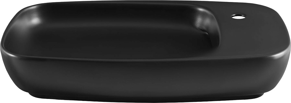 Накладная раковина Allen Brau Liberty 2 70х43 черная матовая