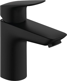 Смеситель для раковины Hansgrohe Logis 100 71107670 матовый черный