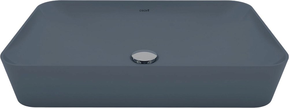 Накладная раковина Creavit Ultra UL060-00BM00E-0000 базальт