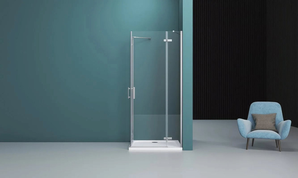Душевой уголок BelBagno Kraft AH-22-100/80-C-Cr R