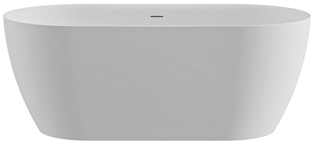 Ванна из искусственного камня Cezares Relax Solid Surface 150x75 см, отдельностоящая, матовая белая,
