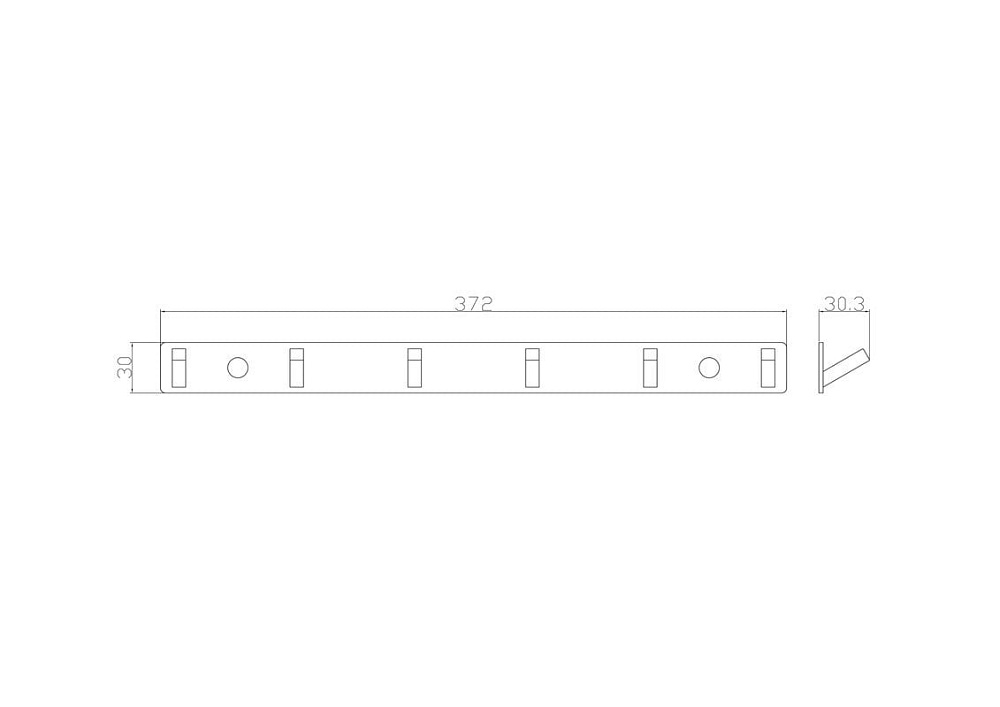 Крючок Wonzon & Woghand WW-9385-6 хром